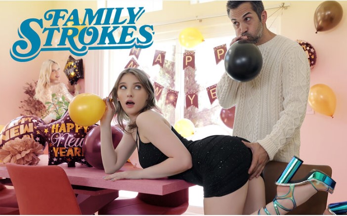 >Lindsey Lakes แอบเย็ดเพื่อนลูกในคืนปาร์ตี้ Melody Marks