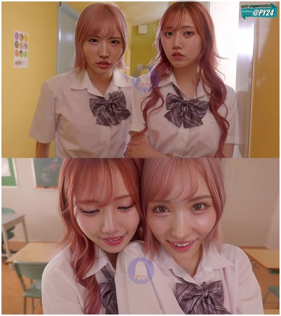 >CJOD-450 [Uncen] สองสาวเกลชวนเสียวในห้องเรียน Amiri Saitou, Moka Haruhi